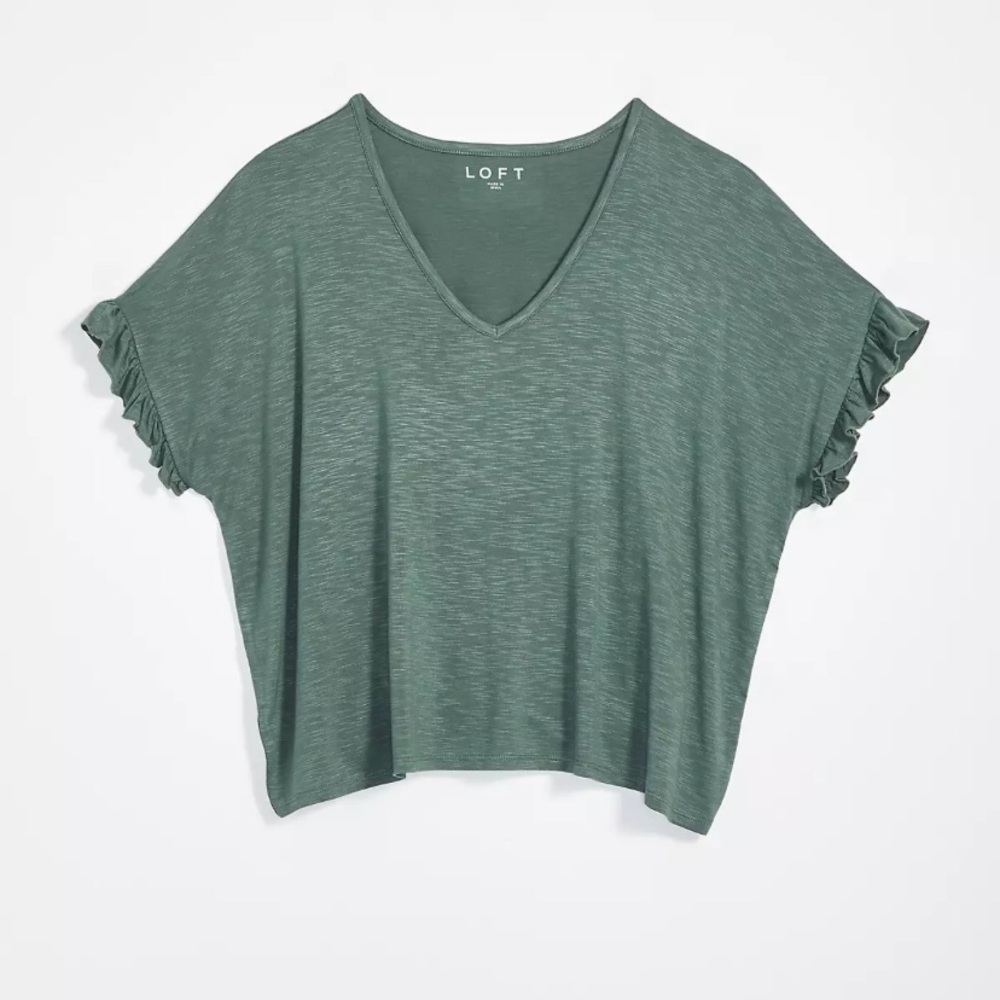 Loft Ruffle Sleeve Tee